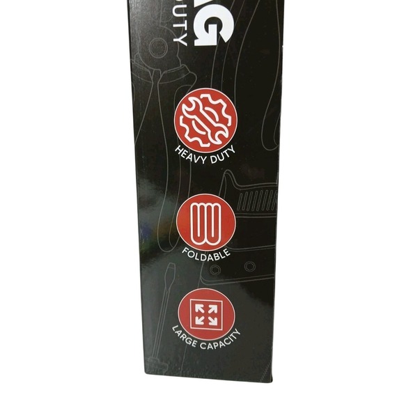 Portable Tool Bag organizer foldable heavy duty 10.5"x11.5"19.5"new in box #1439 - Picture 4 of 9